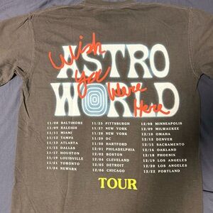 Travis Scott Astroworld Horse Head Tee (washed black)
